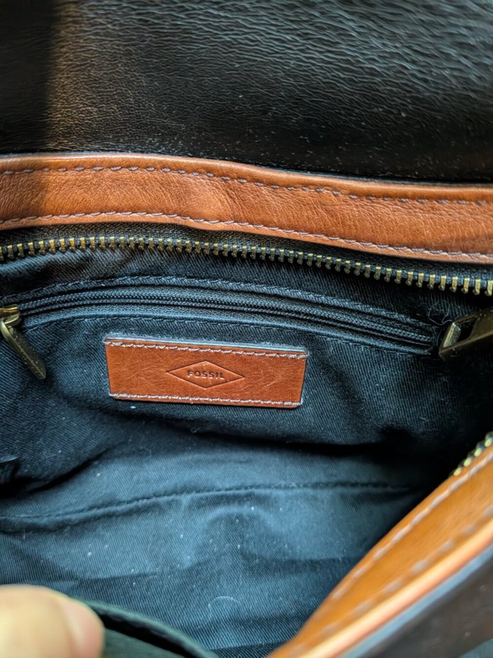 Fossil Leather Haper Crossbody bag - Picture 8 of 12